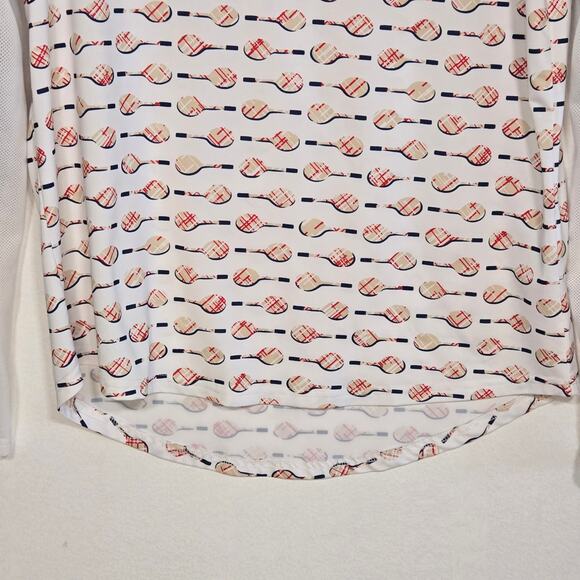 San Soleil Women's Stretch V Neck Top. Size Large - Picture 7 of 10